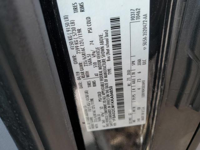 1FBAX2CM1KKA94850 Ford Transit T-350
