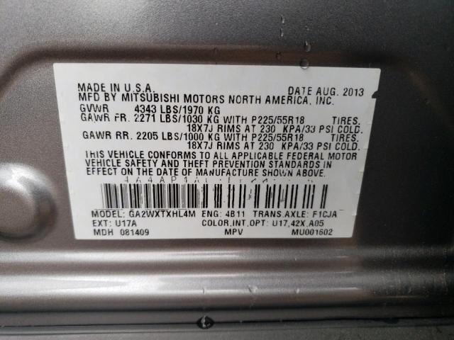 4A4AP4AU3EE005916 Mitsubishi Outlander Sport Se