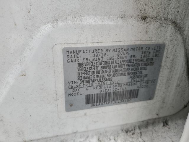 2018 NISSAN SENTRA S - 3N1AB7AP7JL638482