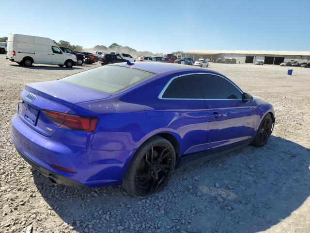 AUDI A5 PREMIUM 2019 blue  gas WAUTNAF52KA038363 photo #4