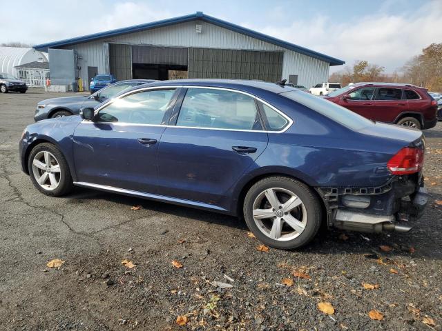 VOLKSWAGEN PASSAT SE 2014 blue sedan 4d gas 1VWBT7A37EC097184 photo #3