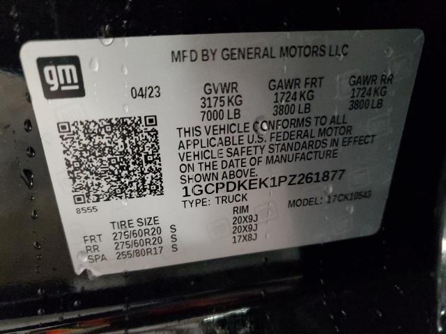 2023 CHEVROLET SILVERADO - 1GCPDKEK1PZ261877