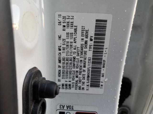 2015 HONDA CR-V LX - 5J6RM4H39FL112363