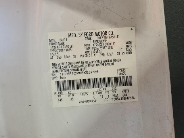 VIN 1FTMF1CM6EKE37386 2014 Ford F-150 no.12