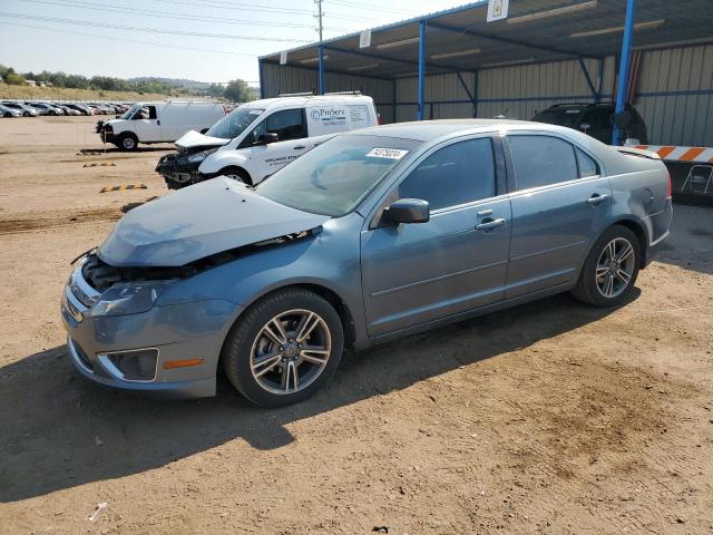 FORD FUSION SEL 2012 teal  gas 3FAHP0JA0CR400334 photo #1