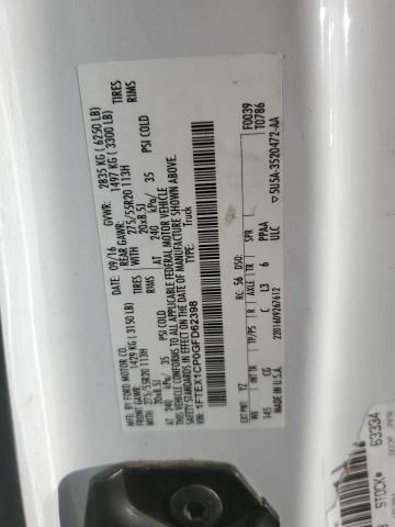 2016 FORD F150 SUPER - 1FTEX1CP0GFD62398