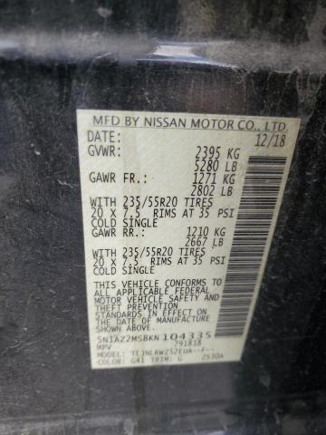 2019 NISSAN MURANO S - 5N1AZ2MS8KN104335