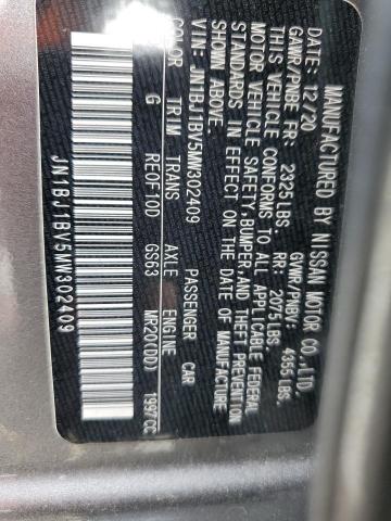 2021 NISSAN ROGUE SPOR - JN1BJ1BV5MW302409