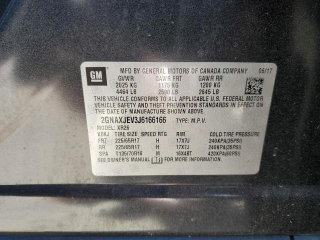 2018 CHEVROLET EQUINOX LT - 2GNAXJEV3J6166166