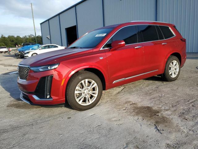 CADILLAC XT6 LUXURY 2021 red  gas 1GYKPAR45MZ119108 photo #1