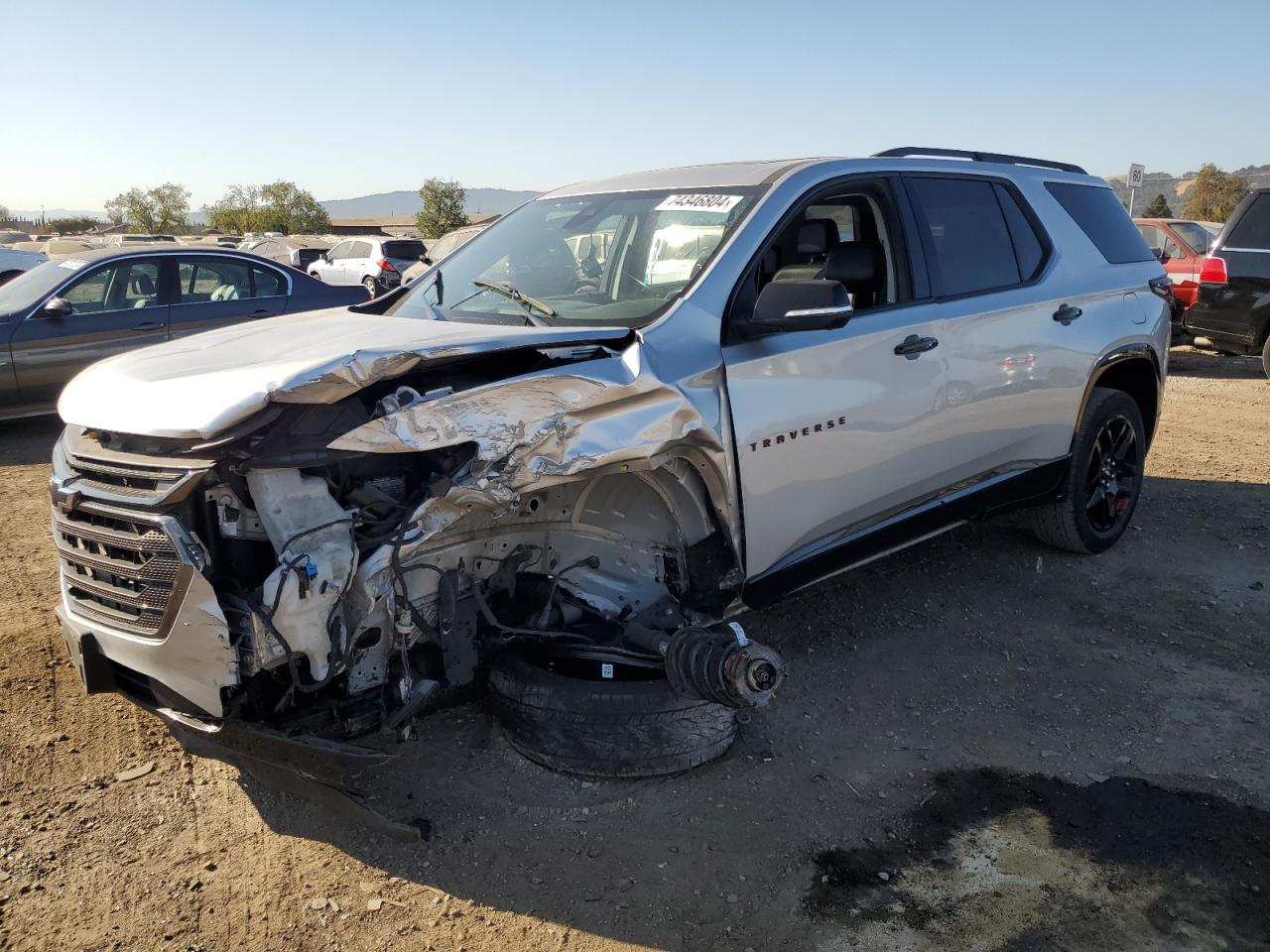 Lot #2943285710 2021 CHEVROLET TRAVERSE P