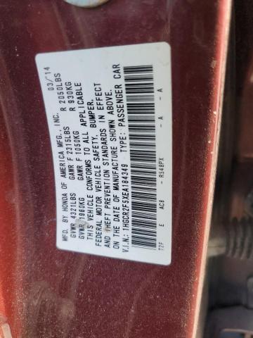 VIN 1HGCR2F5XEA184349 2014 Honda Accord, Sport no.13