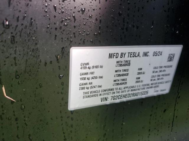 2024 TESLA CYBERTRUCK 7G2CEHED2RA015326