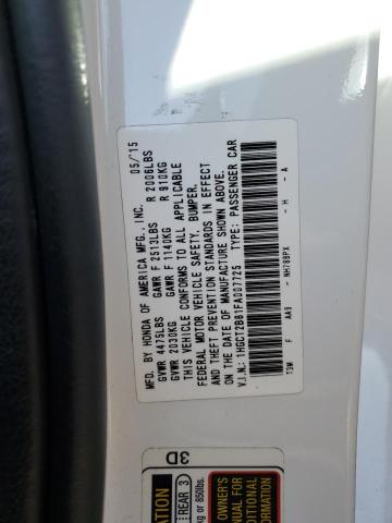 2015 HONDA ACCORD EXL - 1HGCT2B81FA007725