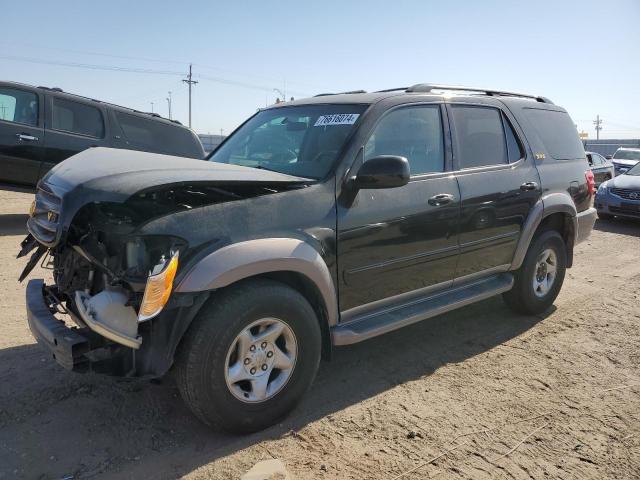 TOYOTA SEQUOIA 2002 black  gas 5TDBT44A22S069086 photo #1