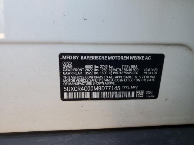 2021 BMW X5 SDRIVE - 5UXCR4C00M9D77145