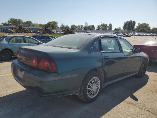 CHEVROLET IMPALA 2001 green sedan 4d gas 2G1WF52E019203632 photo #4