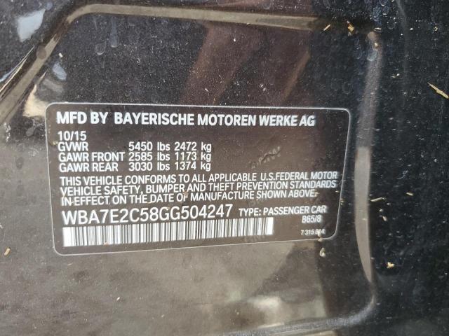 VIN WBA7E2C58GG504247 2016 BMW 7 SERIES no.13