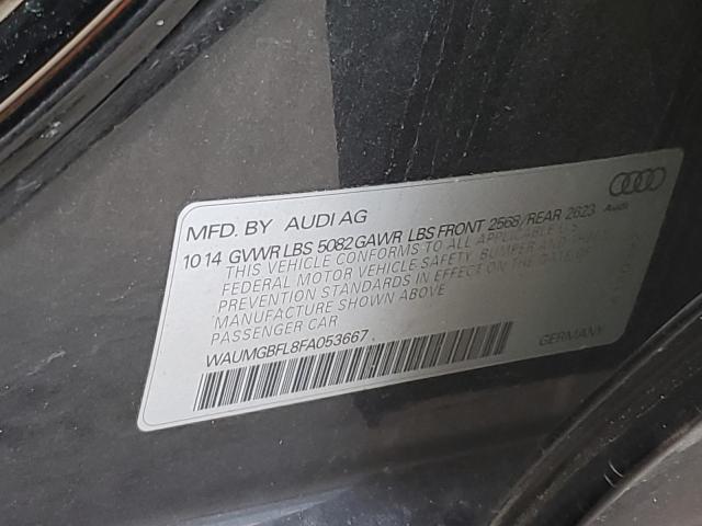 2015 AUDI S4 PRESTIG - WAUMGBFL8FA053667