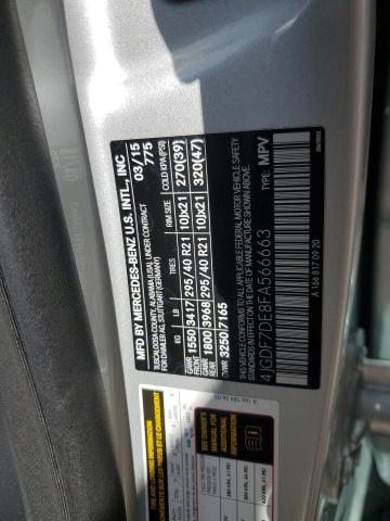 2015 MERCEDES-BENZ GL 550 4MA - 4JGDF7DE8FA566663