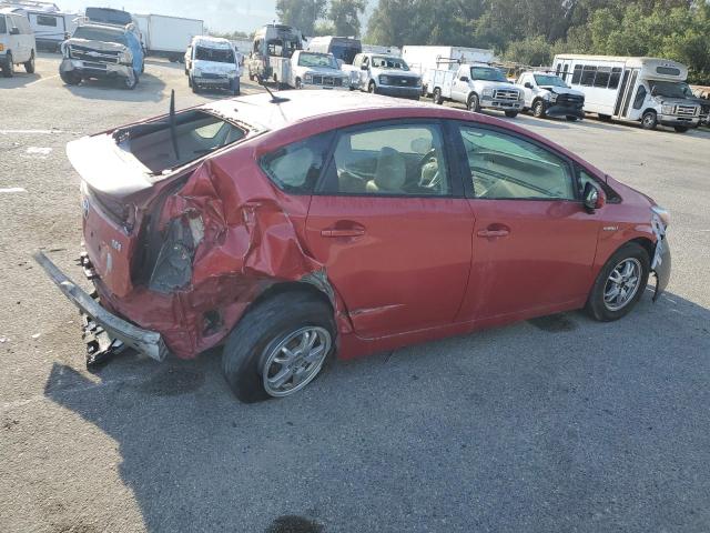 TOYOTA PRIUS 2011 red  hybrid engine JTDKN3DU7B0283136 photo #4