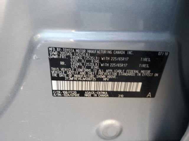 2018 TOYOTA RAV4 ADVEN - 2T3WFREV6JW488725