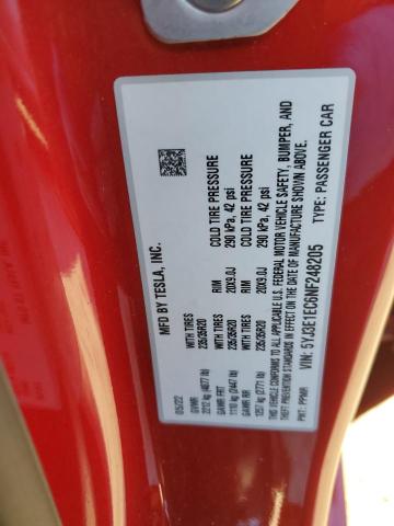 2022 TESLA MODEL 3 - 5YJ3E1EC6NF248205