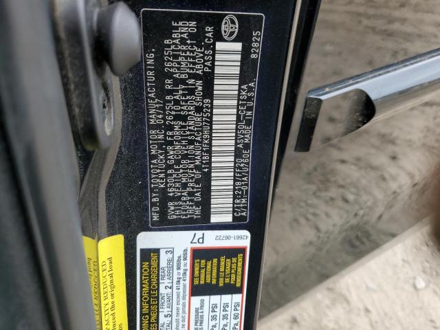 2017 TOYOTA CAMRY LE - 4T1BF1FK9HU775239