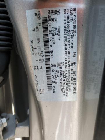 2016 FORD FOCUS SE - 1FADP3FE9GL374851