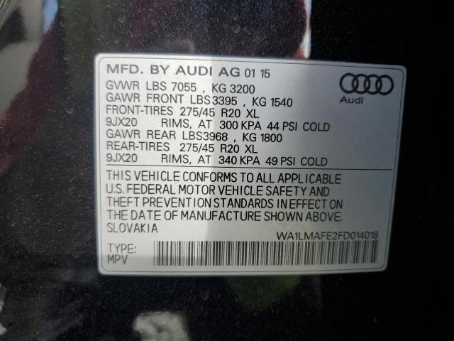 VIN WA1LMAFE2FD014018 2015 AUDI Q7 no.13