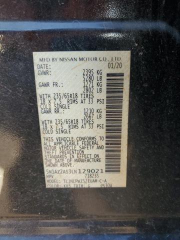 2020 NISSAN MURANO S - 5N1AZ2AS3LN129021