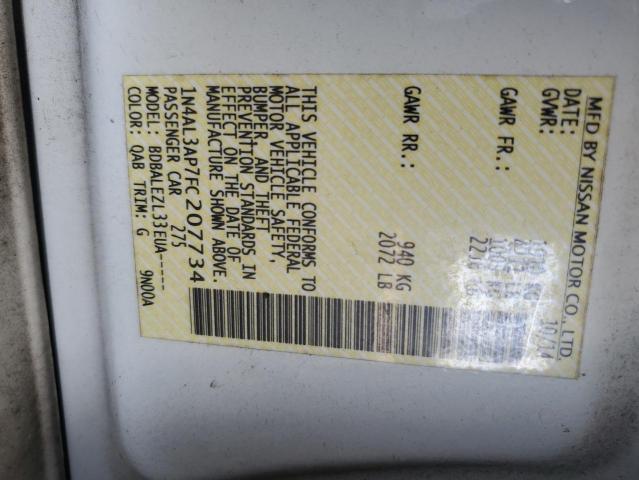 2015 NISSAN ALTIMA 2.5 - 1N4AL3AP7FC207734