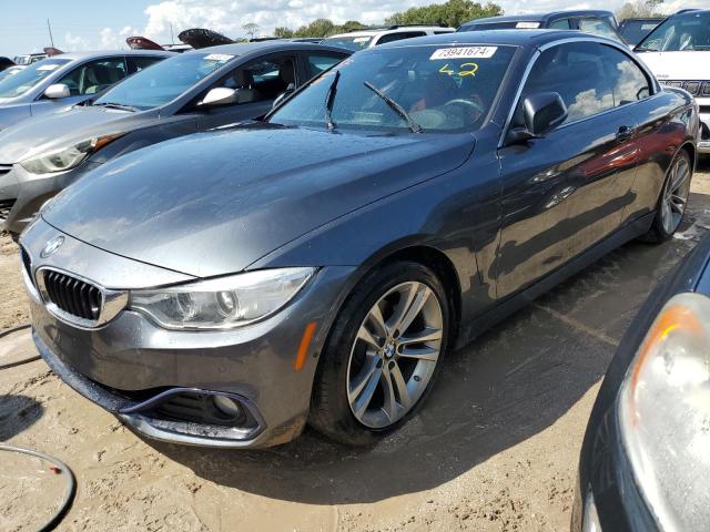 BMW 430I 2017 gray  gas WBA4U7C5XH5D42754 photo #1