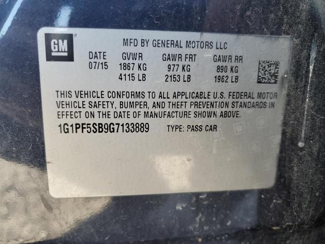 2016 CHEVROLET CRUZE LIMI - 1G1PF5SB9G7133889