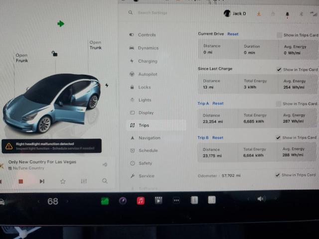 VIN 5YJ3E1EA4PF458173 2023 TESLA MODEL 3 no.9