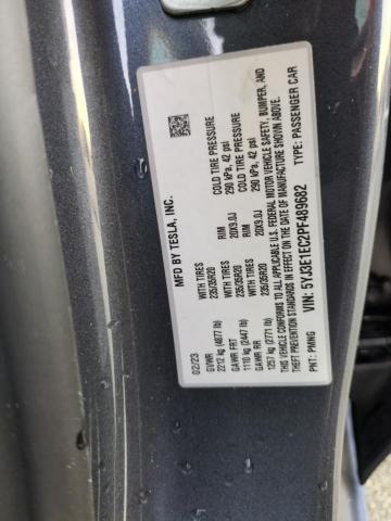 2023 TESLA 3 5YJ3E1EC2PF489682