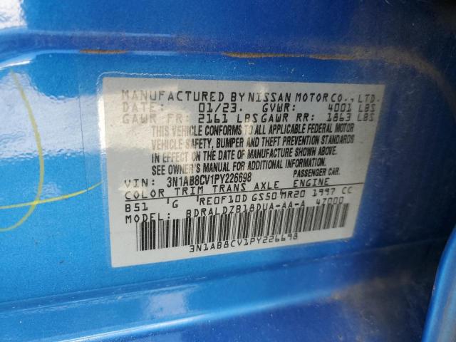 2023 NISSAN SENTRA SV - 3N1AB8CV1PY226698
