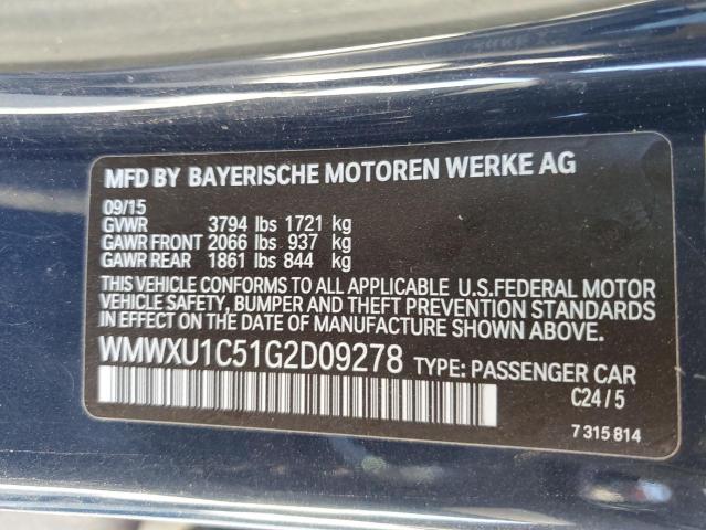 2016 MINI COOPER - WMWXU1C51G2D09278