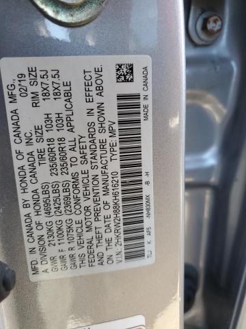 2019 HONDA CRV EXL - 2HKRW2H88KH616210