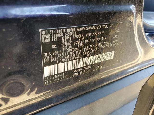 2020 TOYOTA RAV4 XSE - 4T3EWRFV4LU005861