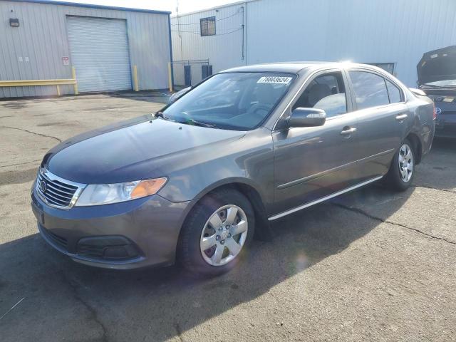 KIA OPTIMA LX 2009 charcoal  gas KNAGE228395321039 photo #1