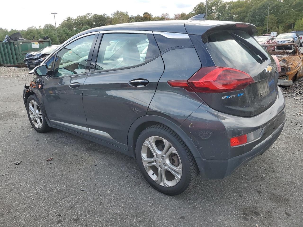 CHEVROLET BOLT EV LT 2017 gray  electric 1G1FW6S04H4189029 photo #3