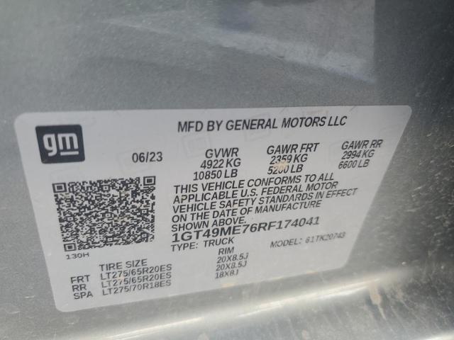2024 GMC SIERRA K25 1GT49ME76RF174041