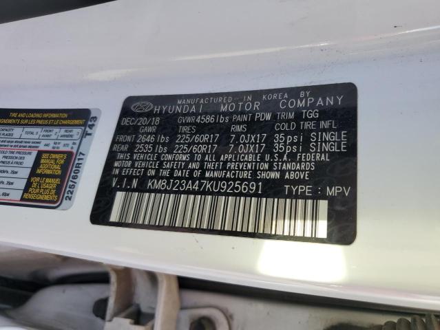 2019 HYUNDAI TUCSON SE - KM8J23A47KU925691