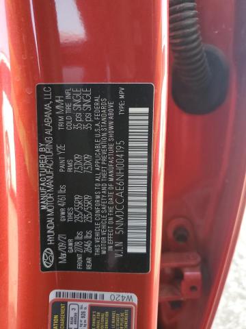 2022 HYUNDAI TUCSON SEL - 5NMJCCAE6NH004195