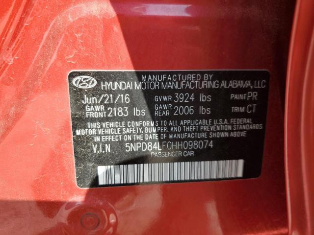 2017 HYUNDAI ELANTRA SE - 5NPD84LF0HH098074