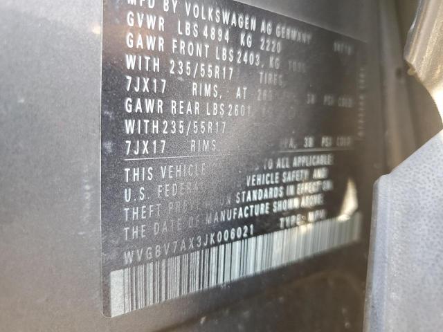 2018 VOLKSWAGEN TIGUAN LIM - WVGBV7AX3JK006021