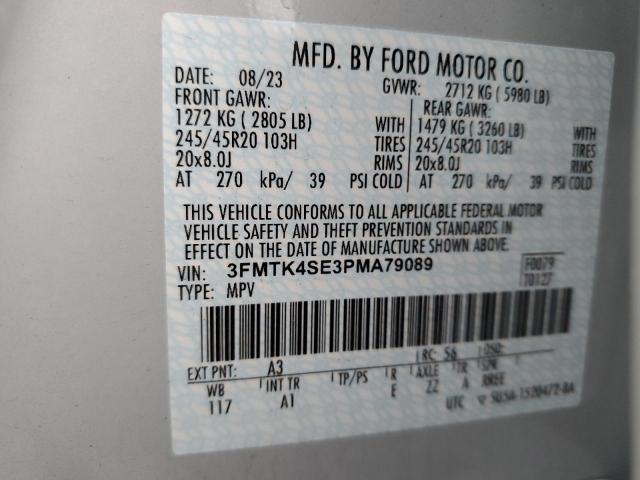 2023 FORD MUSTANG MA - 3FMTK4SE3PMA79089