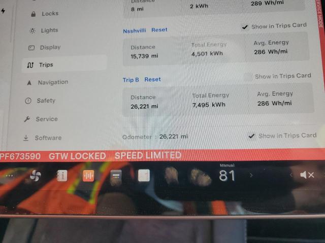 2023 TESLA MODEL Y - 7SAYGDEE0PF673590