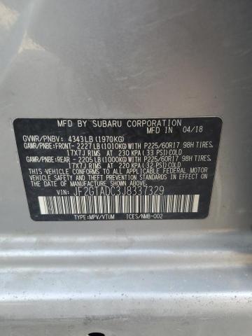 2018 SUBARU CROSSTREK - JF2GTADC3J8337329
